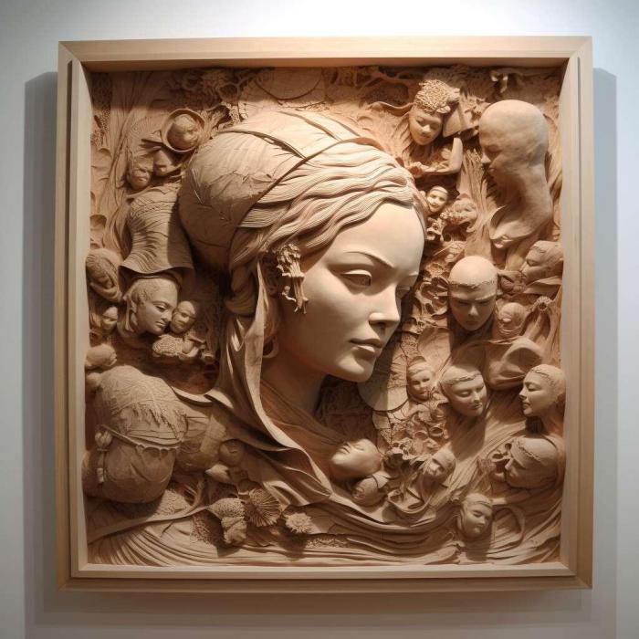 نموذج ثلاثي الأبعاد لآلة CNC 3D Art 